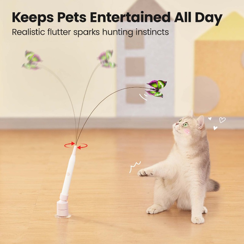 Pet Supplies Young - Bola Mainan Kucing Otomatis Interaktif untuk
