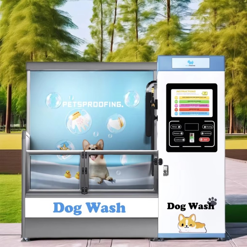 Pet Supplies Wash Station - Mesin Cuci Otomatis Koin untuk Anjing