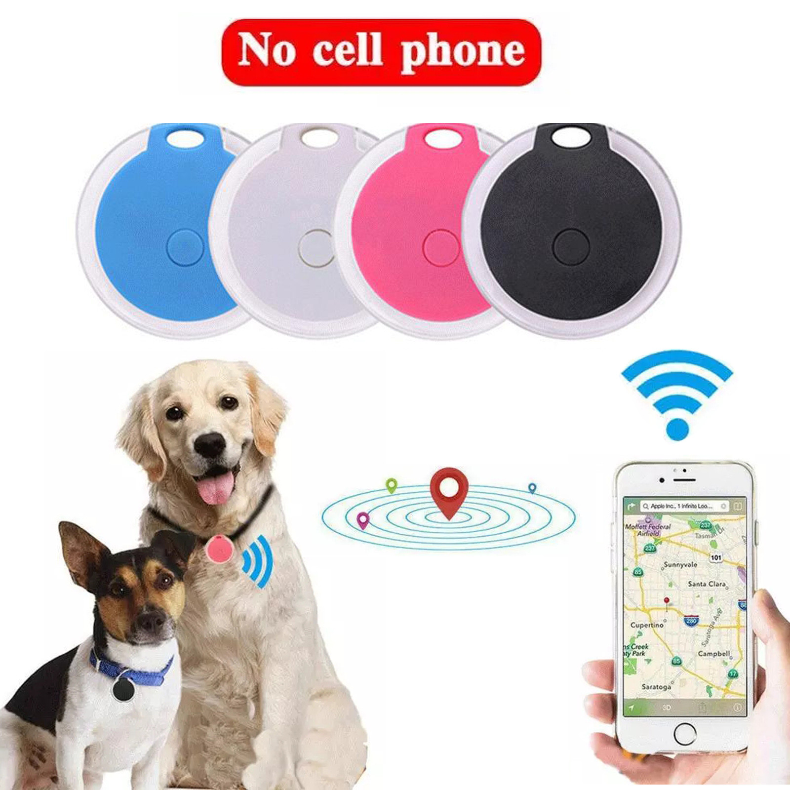 Pet Gps Tracker Collar - Pelacak Gps Mini Perangkat Pelacak Kucing