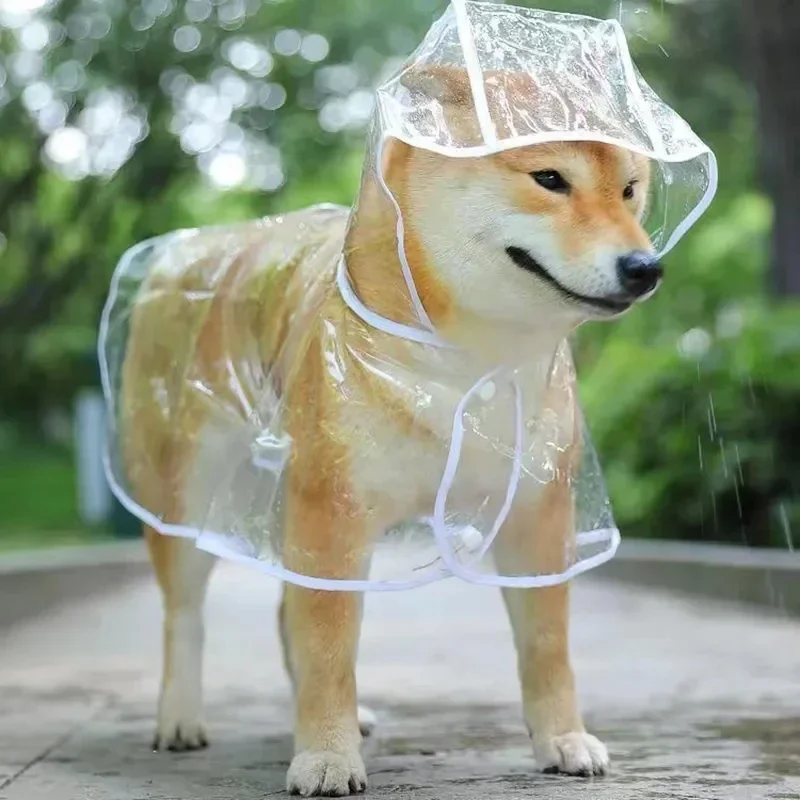 Jas hujan anjing anak anjing t - Dog Raincoat ulasan dan harga