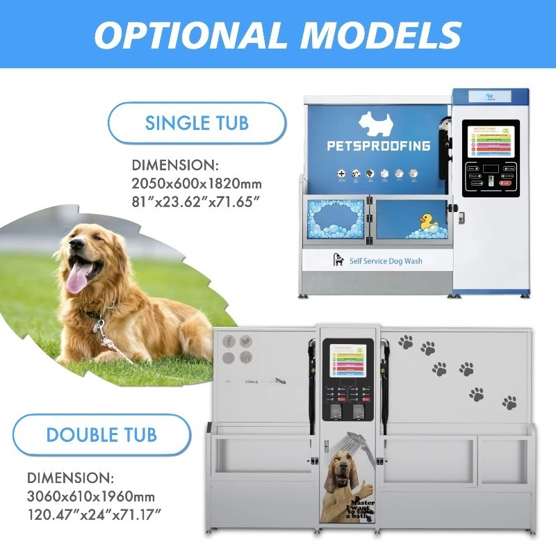 Mesin Cuci Otomatis Koin untuk - Pet Supplies Wash Station ulasan dan harga