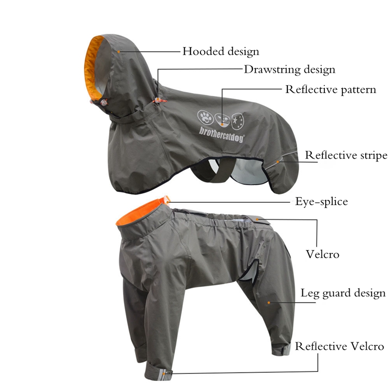 Jas hujan anjing tahan air Jum - Dog Raincoat ulasan dan harga